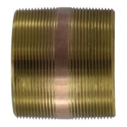 4 X 4 RED BRASS NIPPLE