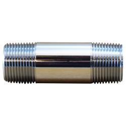 3/4 Chrome Plated Brass Nipple