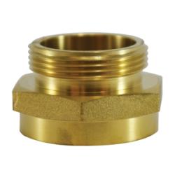 2 NPT X 2 1/2 NST BRASS ADAPTER