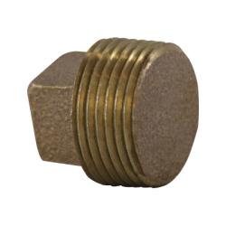 1/4 BRONZE SQ HD SOLID PLUG