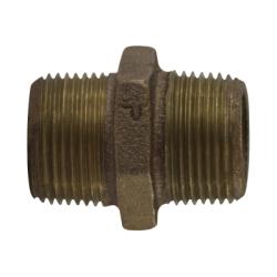 1/4 BRONZE HEX NIPPLE