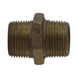 1-1/4 BRONZE HEX NIPPLE