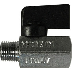 Male x Female Chrome Plated Mini Ball Valve