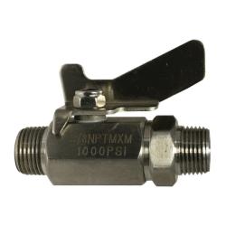 M X M 1000 PSI Mini Ball Valve