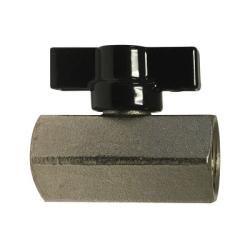 F x F Mini Ball Valve with Tee Handle