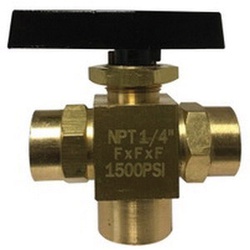 Industrial 3 Way Ball Valve