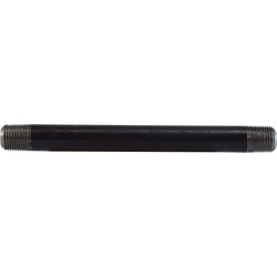 1/8 x 1-1/2 Sch 80 Seamless Black Nipple