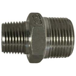 3/8 X 1/8 304 S.S. HEX NIPPLE