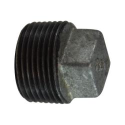 1/2 GALV SQ HD CORED PLUG