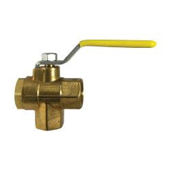 1/2IPS 3-WAY BALL VALVE