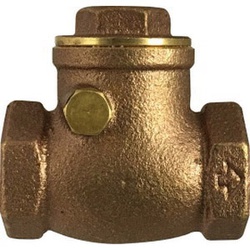 3/4 SWING CHECK VALVE IPS ENDS BRASS CAS