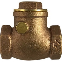 1-1/4 SWING CHECK VALVE IPS ENDS BRASS C