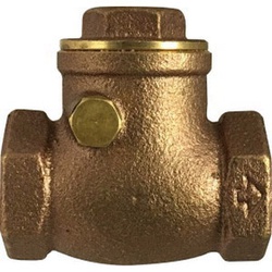 3 SWING CHECK VALVE IPS ENDS BRASS CAST