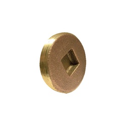 Countersunk Cleanout Plug Southern Code Cast Brass