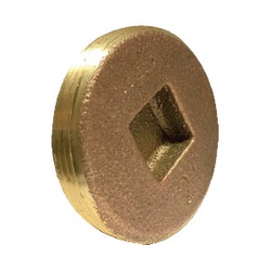 3-1/2 BRASS CLEANOUT PLUG