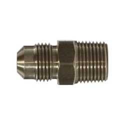 3/8 X 1/4 M FL X MIP ADPT - NICKEL PLATE