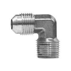 3/8 X 1/4 M FL X MIP EL - NICKEL PLATE