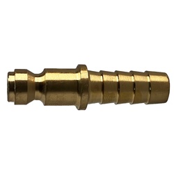 1/4  AUTO PLUG 3/8 BARB  300PSI BRASS