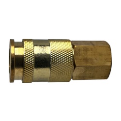 1/4UNIV CPLR 1/4 FNPT250PSI BRASS-STL