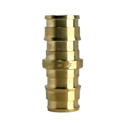 3/8 PEX CPLG LF BRASS CE