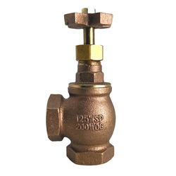 3/4FIP ANGLE GLOBE VALVE W/ CROSS HANDLE