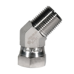 SS1503 Series – MNPT to FNPT Swivel 45-deg Elbow