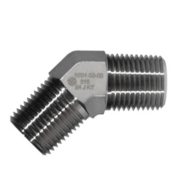SS5501 Series – MNPT 45-Deg Union Elbow