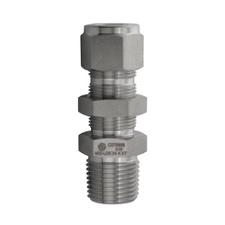 N2706-LN Series – Tube x MNPT Bulkhead with Locknut