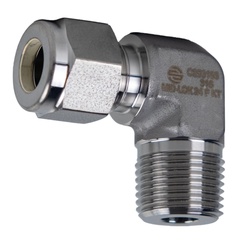 3/4X3/4 TUBEXMNPT FLRLS ML 90 CONN 316SS