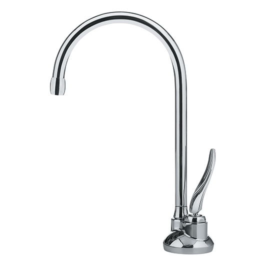 Franke LB5100 Faucet, 1-Handle, 1-Faucet Hole, Chrome, Lever Handle, High-Arc Spout - 1