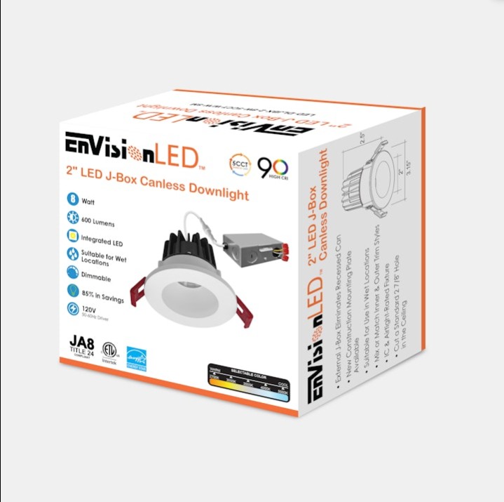 Envision LED&trade; LED-DLJBX-2-8W-5CCT-WW-SM 325318