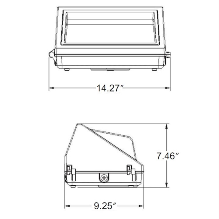 Envision LED&trade; LED-WPF-5P60-TRI-BZ-PC 324127