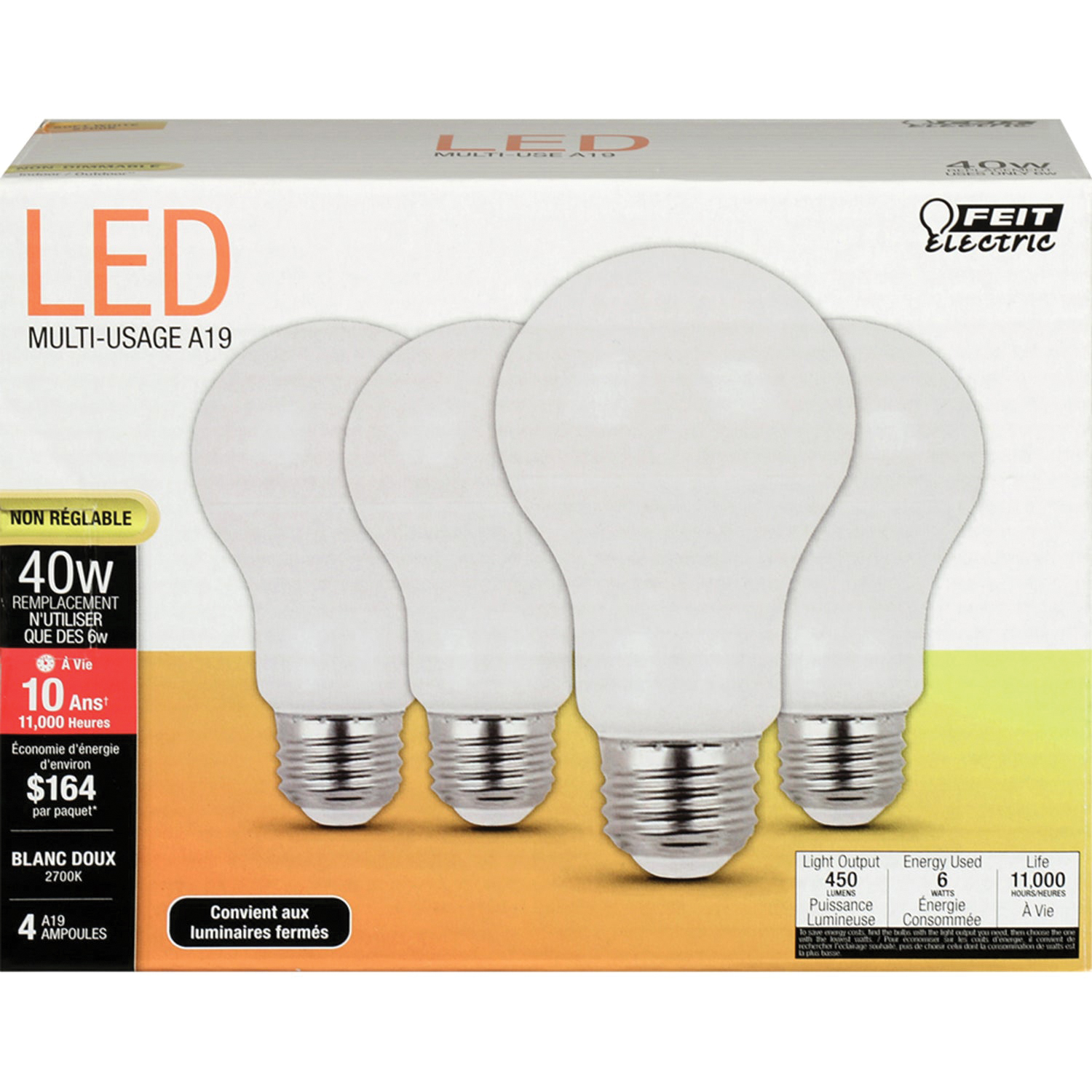 FEIT Electric A450/827/10KLED/4 1040622