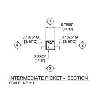 CableRail 7648 BLK-PKG 1218948