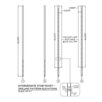 CableRail 7649 BLK-PKG 1218950