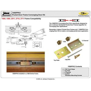 Johnson HARDWARE&reg; 1555PPK3 1025397