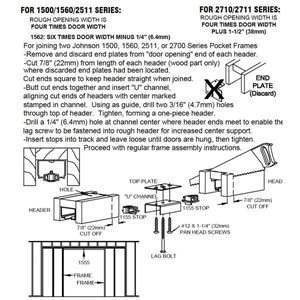 Johnson HARDWARE&reg; 1555PPK3 1025397
