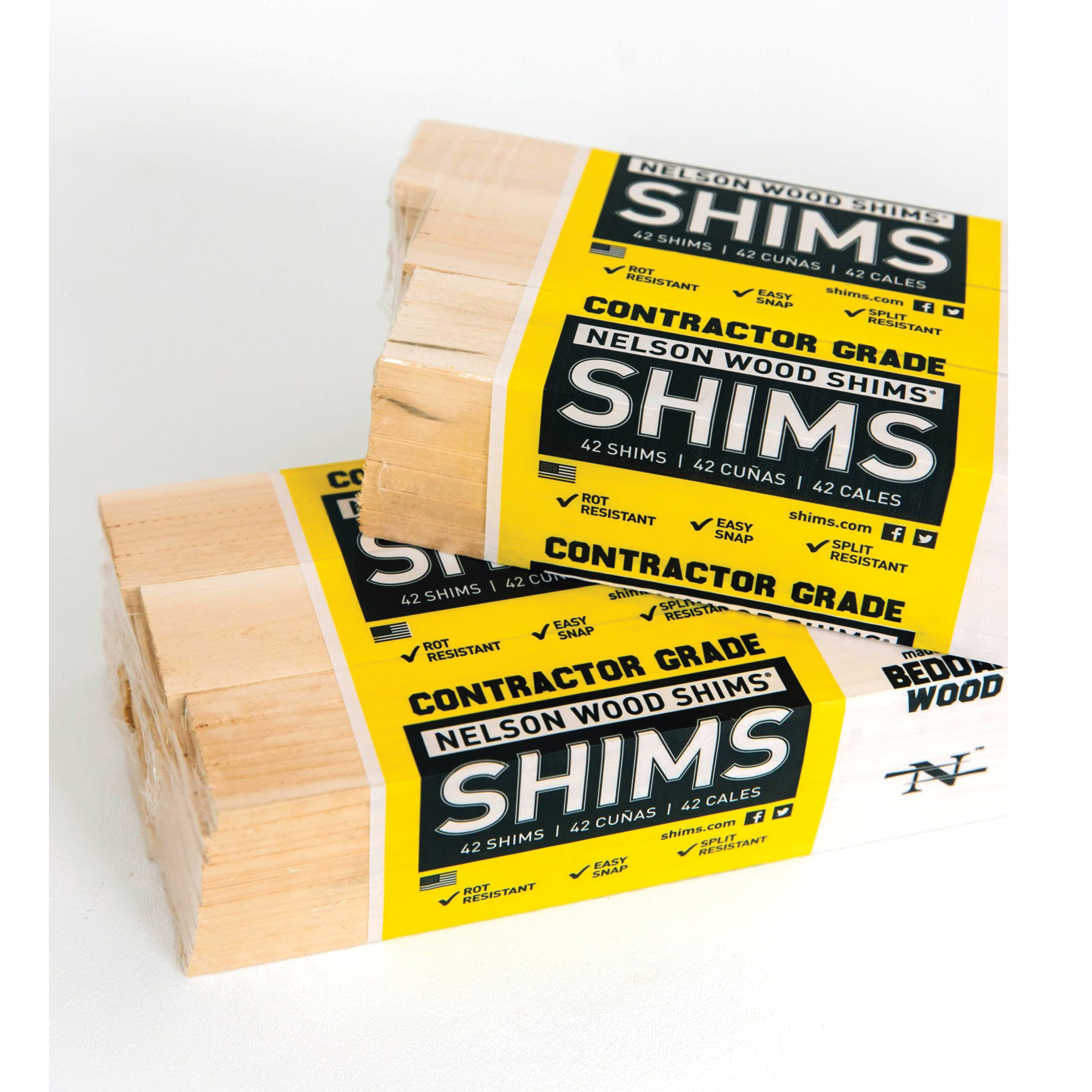 Nelson Wood Shims CSH12/42/12/48B 1038449