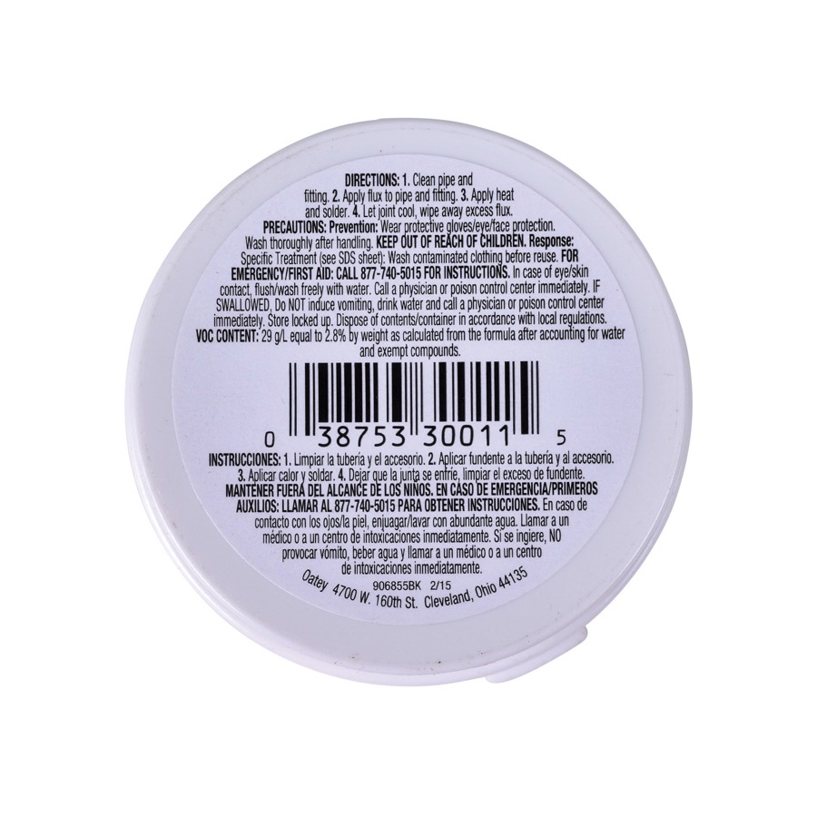 Oatey&reg; 30011 1206325