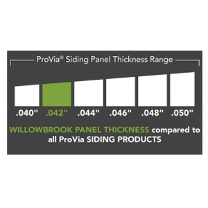 ProVia&reg; WILLOWBROOK-D5DL-SANDALWOOD 1219934