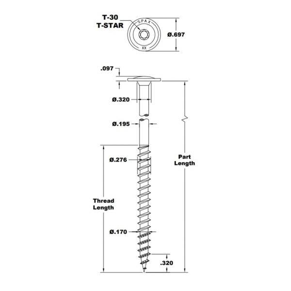 SPAX&reg; 4581820701005 1101741