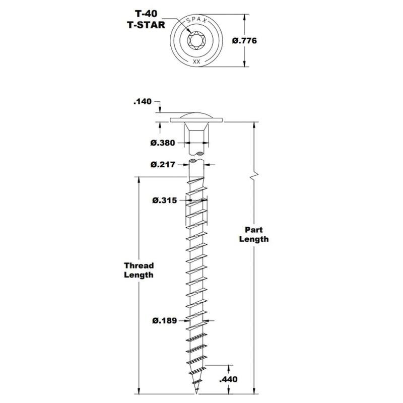 SPAX&reg; 4581820801005 1101736