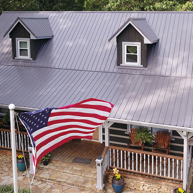 Panel-Loc Plus 4931428 38X14 Roof Panel, 14 ft L, 38 in W, 29 ga Thick Material, Steel, Galvalume - 3