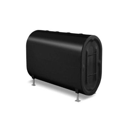 Granby Industries 204201 Oil Tank, Vertical, Steel, Black...