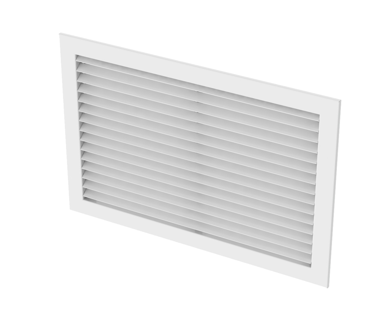 350FL Louvered Return Grilles - Aluminum