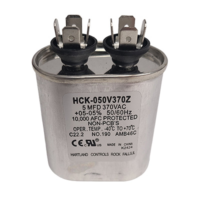 Titus 100530-02 Fan Motor Capacitor, 5 uF, 120/277 V