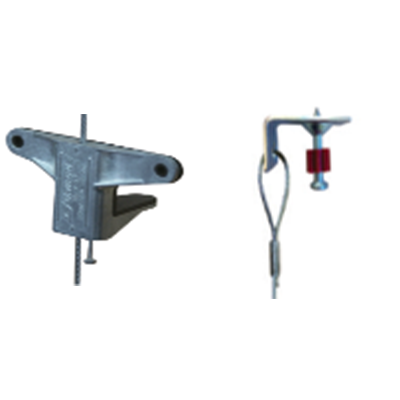 GRIPPLE® DT2-SF35-10FT Duct Trapeze With Pin and Ceiling Clip, #2, 100 lb Load, Zinc