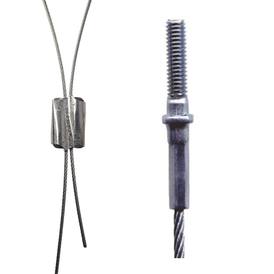 GRIPPLE&reg; XP2-S3/8G-15FT Express Hanger With Stud End, #2, 100 lb Load, Zinc