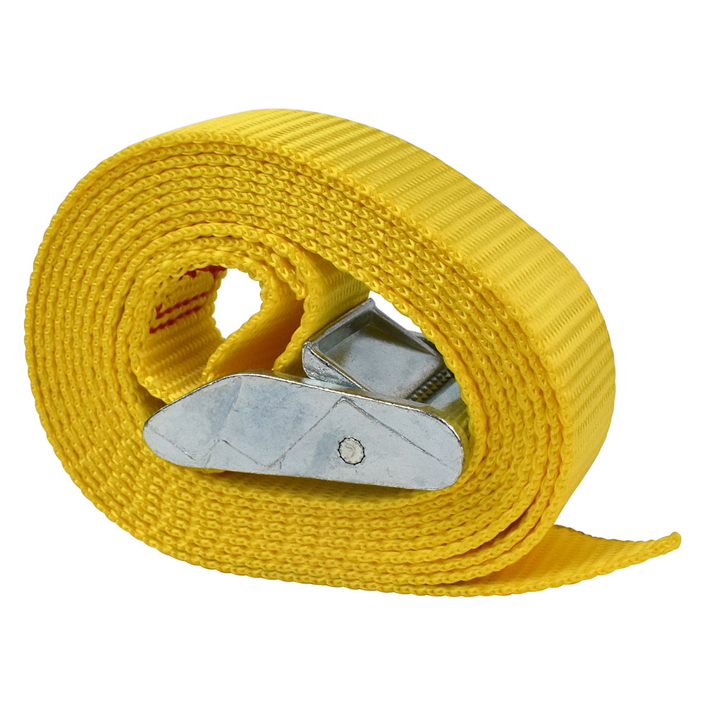 BRAXTON HARRIS CS1-6Y Cam Strap, 6 ft L Strap, 1 in W Strap, 400 lb Load, Nylon Strap