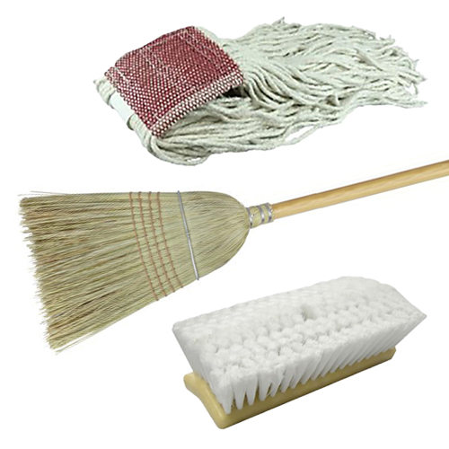 Mops, Brooms, Brushes & Dusters